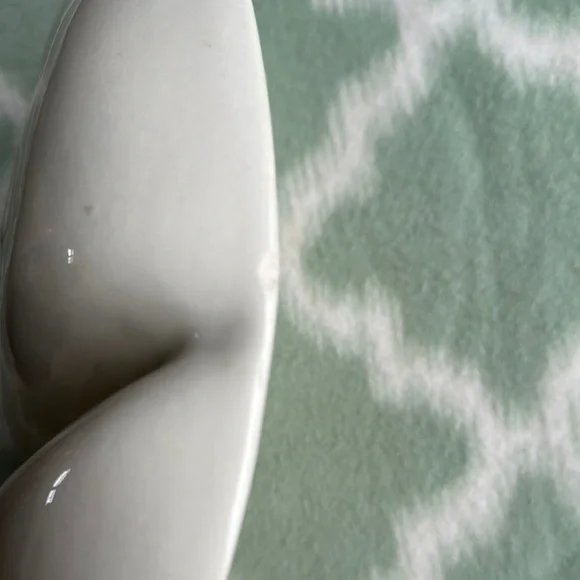 Vintage 1950s Red Wing pink spice floral divided Ceramic Dish - Picture 8 of 11